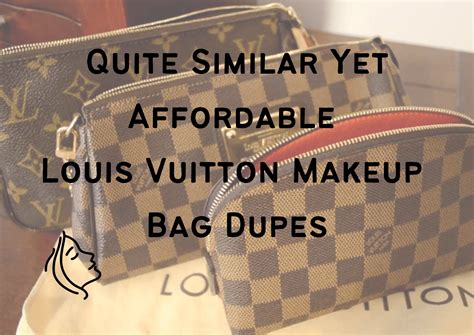 louis vuitton dupe makeup bag|louis vuitton necklace dupe.